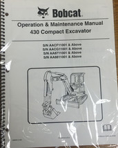 Bobcat 430 Excavator Operation &amp; Maintenance Manual Operator/Owner&#39;s 2 #... - £15.94 GBP