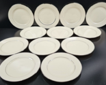 12 Lenox Maywood Bread Plates Set Elegant Platinum Trim Dining Table Dis... - $135.50