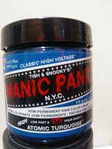 Manic Panic Hair Dye Semi-Permanent Hair Color 4oz (02 Atomic Turquoise) - £10.86 GBP