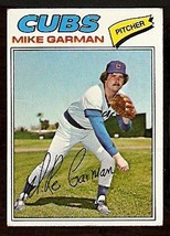 Chicago Cubs Mike Garman 1977 Topps Baseball Card # 302 Vg - £0.39 GBP