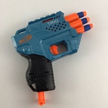 Nerf Elite 2.0 Trio Soft Dart Blaster Gun Toy Weapon Triple Shot 2020 Hasbro - £15.44 GBP