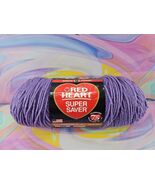 Red Heart Super Saver Yarn 364 yds Lavender 0358 New - $109.00 MXN