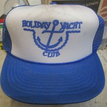 Holiday Yacht Club Trucker Mesh advertising baseball Cap hat one size - $9.49