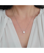 Lab Grown 2.00 Cts Heart Shape E/VVS2 Diamond Gold Pendant 14k White Gold - $1,504.87 CAD