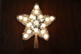 Vintage Target 16 Lighted Centerpiece Christmas Star Tree Top Topper Centerpiece - £11.01 GBP