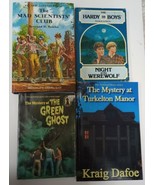 Mad Scientists' Club  Hardy Boys  Three Investigators  Turkelton Manor 4 Lot - $20.90