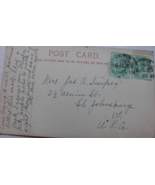 Vintage Post Cards of “Burmese Belle,” dated July 15, 1909.Green half an... - $99.00