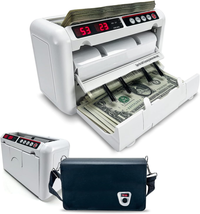 Portable Money Counter Machine,800 Bills/Min,Nextlifei Bill Counter wit - £189.96 GBP