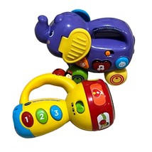 V-Tech Purple Elephant &amp; Flashlight Electronic Toys Set - £11.48 GBP