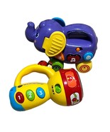 V-Tech Purple Elephant &amp; Flashlight Electronic Toys Set - $19.69 CAD