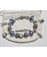 MOM - Beautiful in Blue  - Authentic Pandora Bracelet - $205.14 CAD