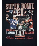 2017 NFL Super Bowl LI T-Shirt Graphic Tee Patriots Vs  Falcons Sz XL To... - $18.45 CAD