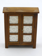 Vintage Dollhouse Miniatures Pie Safe Cabinet Tin Door Panels - £13.39 GBP