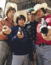 The Monkees Davy Jones Micky Dolenz pointing guns Peter Tork Mike Nesmith 16x20  - £55.94 GBP