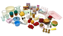 Battat Kitchen Toy Food &amp; Accessories for Gourmet Kitchen 66 Pieces - £18.77 GBP