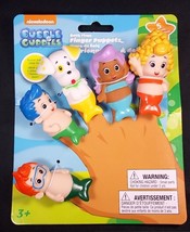Nickelodeon Bubble Guppies vinyl finger Puppets Nonny Deema Molly Gil Puppy NEW - £9.55 GBP
