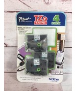 Brothers P-touch Model TZe-2314PK 3pcs. Blk Print On Wht, Total 104.8 Ft. - $16.24 CAD