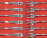 Etruscan by Gorham Sterling Silver Cocktail Fork Set 12 pieces 5 1/2&quot; - £370.95 GBP