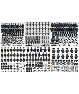 Military Police Black Ops Minifigure Set of 28pcs With Weapons &amp; Accesso... - £12.82 GBP+