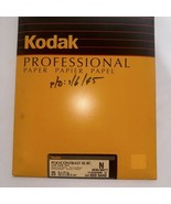 Kodak Professional Paper 25 8x10in 20.3x25.4cm Black&amp;white SEMI-MATT1610... - $766.80 MXN