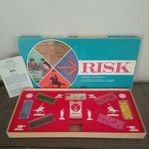 Vintage Parker Brothers Continental Game of Risk 1963 Original Box Flaws - £36.02 GBP