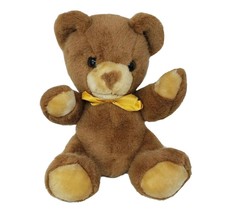 14&quot; Vintage Brown Jointed Teddy Bear Noise Maker Stuffed Animal Plush Lovey Toy - $46.55