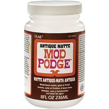 Mod Podge Antique Matte Waterbase Sealer, Glue and Finish (8-Ounce), CS12948, 1  - £18.97 GBP