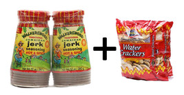 Walkerswood Jamaican Jerk Seasoning 10 oz (Pk2) + Excelsior Water Cracke... - $28.05