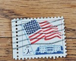 US Stamp Flag Over White House 5c Used Wave Cancel 1208 - $0.94