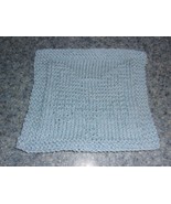 Handmade  Blue Papillon Dog Knit Dishcloth 7 Inch Dog Lover Gift Item Br... - £7.11 GBP