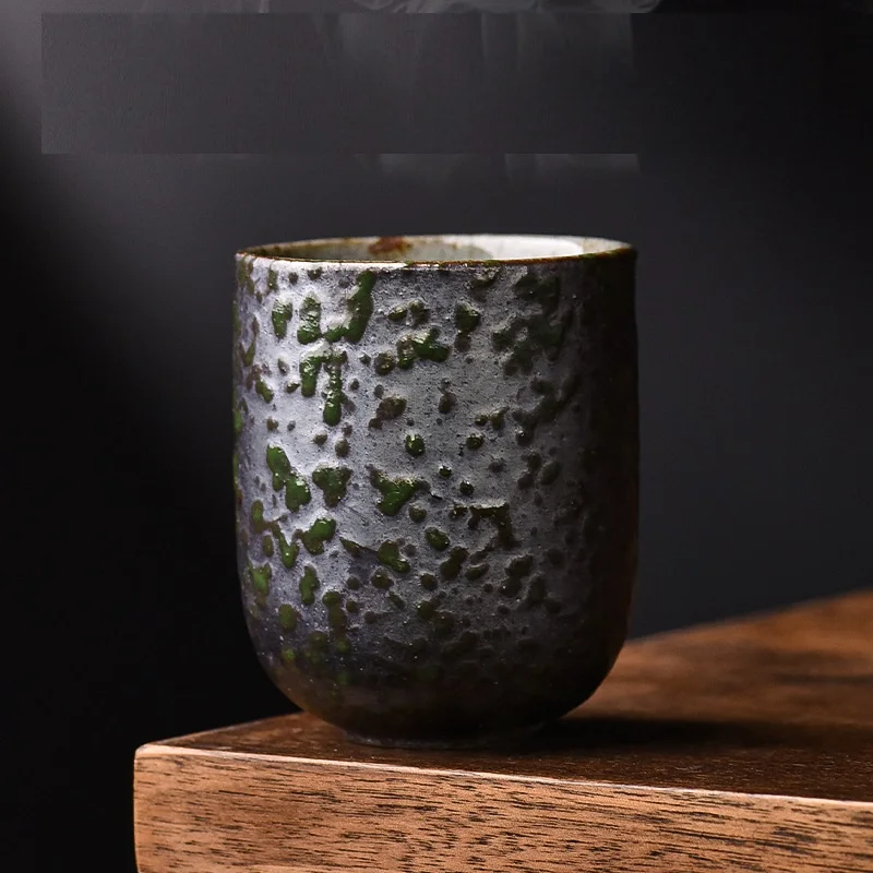 Retro Coarse Clay Mug 3.5oz 100ml Mini Ceramic Coffee Cup Capacity: 81-1... - €3,02 EUR