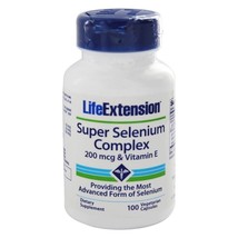 Life Extension Super Selenium Complex 200 mg with Vitamin E 30 mcg.,100 ... - £10.69 GBP