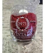 Enrose Vintage 1973 Aged to Perfection Birthday Wine Glass Limited Edition - £7.86 GBP