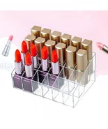 24 Lipstick Makeup Organizer Storage Display Cosmetic Stand Holder Rack - $187.41 MXN