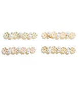 Daisy Faux Pearl Rhinestone Hair Clip - $26.02 CAD