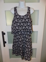 Crown &amp; Ivy Elephant Print Dress Sleeveless Blue/White Size 4 Women&#39;s NWOT - £29.17 GBP