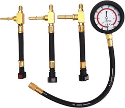 Fuel Pressure Test Kit 0-100Psi With 9.49,7.89,6.30 Fuel Line Fittings - $88.99