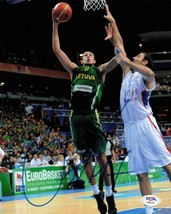 Jonas Valanciunas signed 8x10 photo PSA/DNA Vetuva Autographed Toronto Raptors - £39.95 GBP