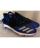 Adidas Mens Icon V Bounce Black Blue Baseball Cleats Size 16 New No Box - €32,93 EUR
