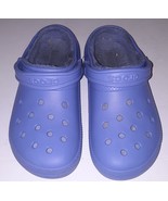 Crocs Unisex Size Men&#39;s 9 Women&#39;s 11 Clogs Slip Ons lined Blue - $24.74