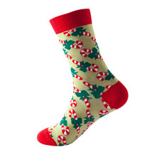 Candy Cane Pattern Cozy Socks (One Size) - $10.99