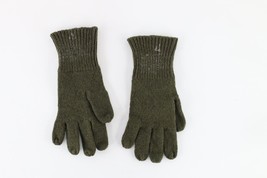 Vintage 40s M-1949 OG-108 Wool Knit Glove Insert Liner Green Size 4 USA - $29.65