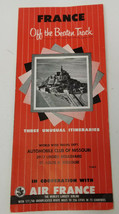 Brochure France Off Beaten Track Air France Super Starliner Tour Vintage... - $15.15