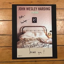 John Wesley Harding Signiert Halterung Konzert Promo Poster - £48.61 GBP