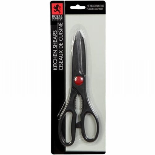 8.5" KITCHEN SHEARS 3.5" Stainless Steel Blade Chef Cook Scissors Royal Norfolk - £14.52 GBP