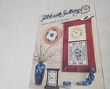 Stitch with Sudberry No. 70 Blue and White Clocks Laura Doyle Cross Stitch - £14.41 GBP
