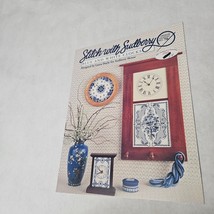 Stitch with Sudberry No. 70 Blue and White Clocks Laura Doyle Cross Stitch - $17.98