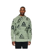 Reebok Men&#39;s Unwind Hoodie - Active Athleisure Wear with Delta Logo Print - £31.95 GBP