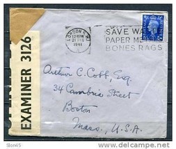 Great Britain 1941 Cover sent to USA Censored - £2.37 GBP