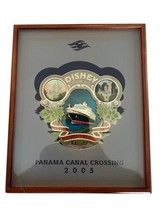 2005 Disney DCL Panama Canal Return Crossing Super Jumbo Pin In Box LE 1000 - £91.89 GBP